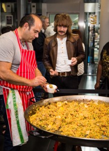 Alfonso Yufera-Ruiz from Don Diego restaurant serving fresh paella