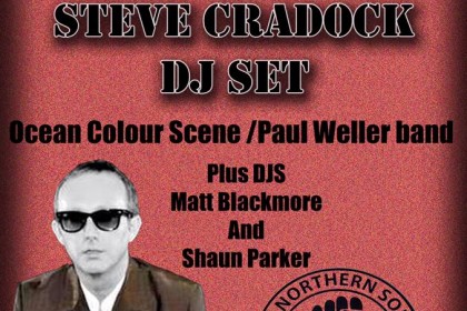 Steve Cradock from Ocean Colour Scene DJs The Night Owl this Friday!