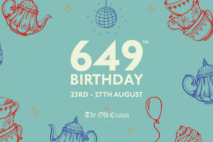 Charity starts in The Old Crown, Digbeth