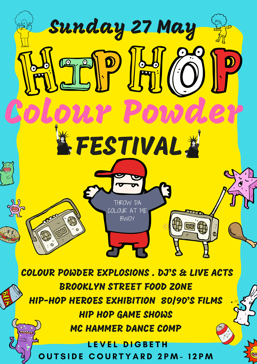 UK’s 1st Hip Hop Colour Festival Launches in Birmingham! | Grapevine ...