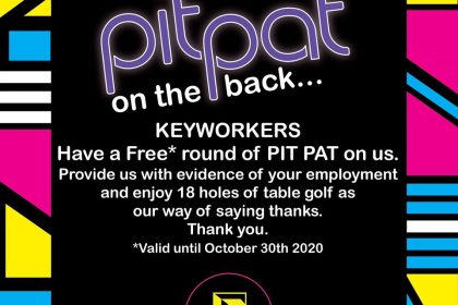 The Floodgate Re-Opens + Free Game of Pit Pat for NHS Staff