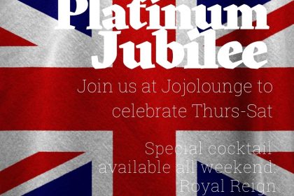 Celebrate the Jubilee Weekend at Jojolounge