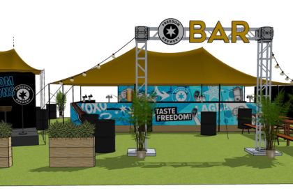Freedom Brewery Freedom Sessions stage at Big Feastival supports local music talent