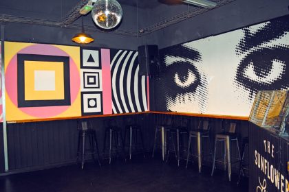Iconic grassroots music venue The Sunflower Lounge unveils 60s-influenced art refit