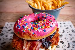 Dough-nut panic, you can now order a Simpson’s inspired doughnut, BURGER!