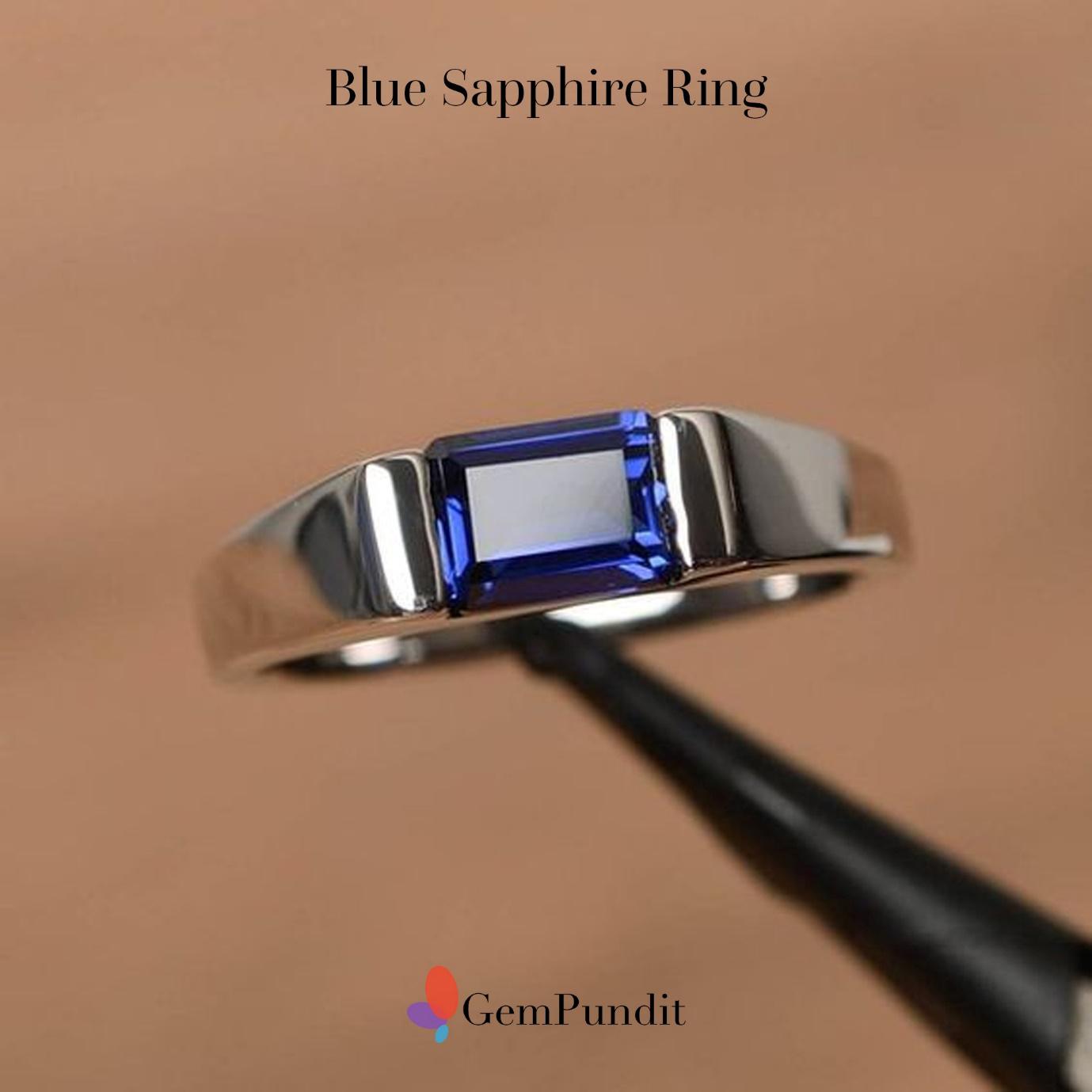 Can blue sapphire be worn in gold? Best metal to wear blue sapphire