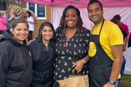 TV celebrity prevents rain from dampening spirits at fun day in Solihull