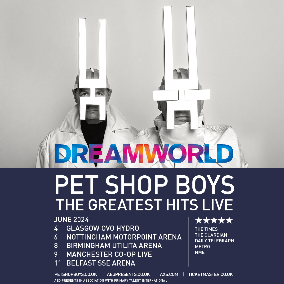 Pet Shop Boys announce 2023 dates for Dreamworld tour - Classic Pop