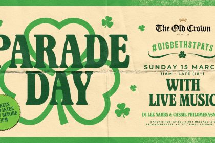 Digbeth’s oldest pub The Old Crown is set to host 2 weeks of Irish-led events in lieu of St Patrick’s Day Parade