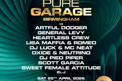 Pure Garage Takes Over XOYO Birmingham This April