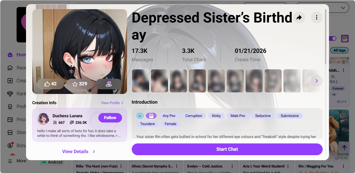 Discover your perfect, hyper-intelligent AI girlfriend on Crushonai by using our "Smash and Pass" feature to find the one who truly speaks to your soul.