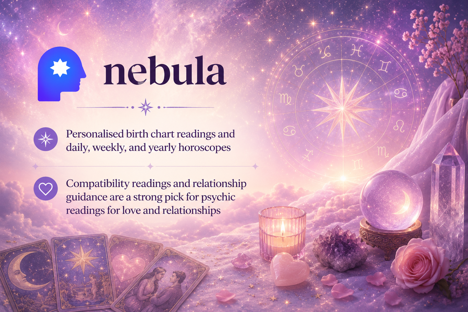 Nebula spiritual guidance space