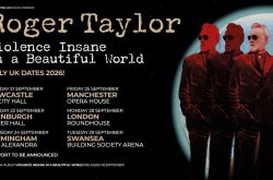 ROGER TAYLOR SPEAKS ABOUT NEW TOUR VIOLENCE INSANE IN A BEAUTIFUL WORLD, HEADING TO BIRMINGHAM