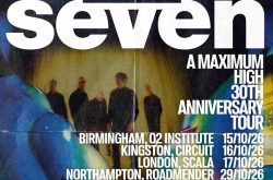 SHED SEVEN to perform ‘A Maximum High’ in full this October on newly-announced intimate UK tour to celebrate classic album’s 30th anniversary