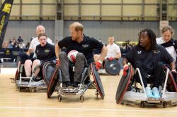 Prince Harry meets BCU students as Birmingham marks double sporting countdown