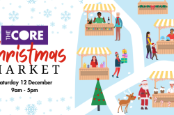 Festive treats and handmade gifts at The Core Christmas Market!